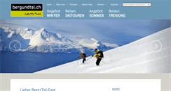 Desktop Screenshot of bergundtal.ch